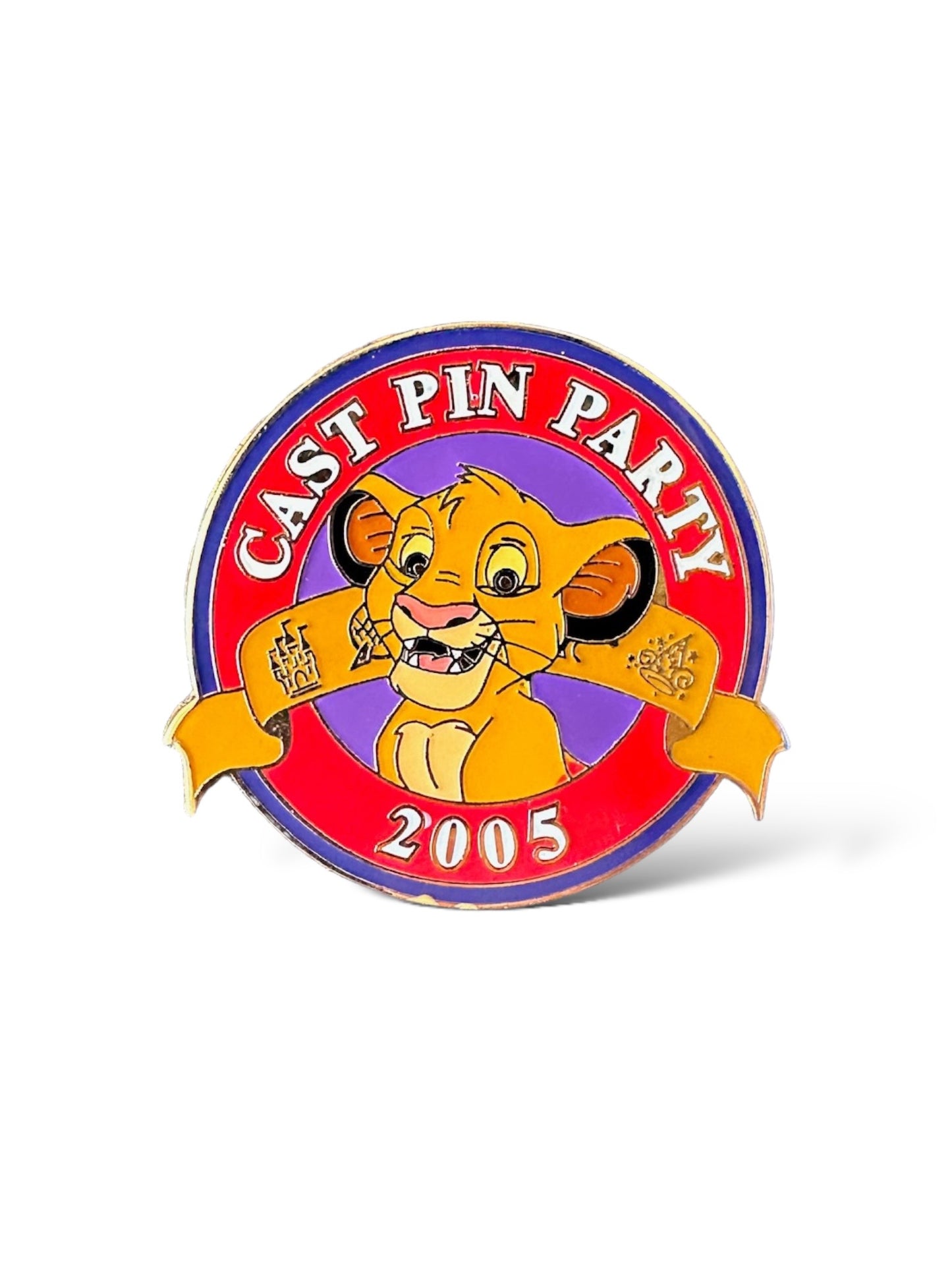 DEC Cast Pin Party Simba Pin