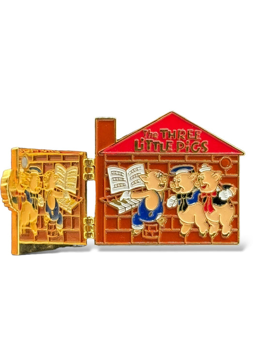 JDS History of Art The Three Little Pigs Hinged Pin