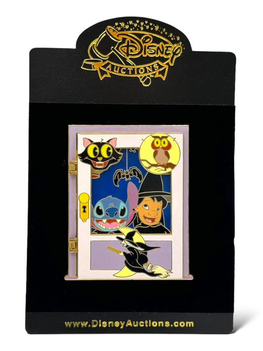 Disney Auctions Lilo & Stitch Trick-or-Treat Hinged Door Pin