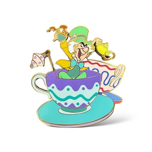 DLRP Mad Hatter's Teacups Mad Hatter Pin