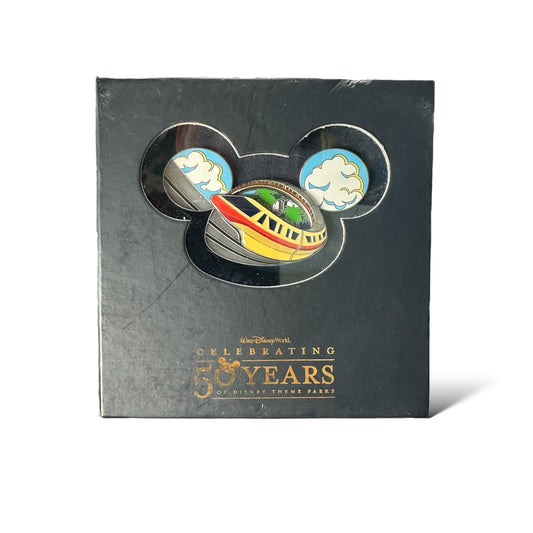 Celebrating 50 Years Disney Parks Monorail Hat Jumbo Pin