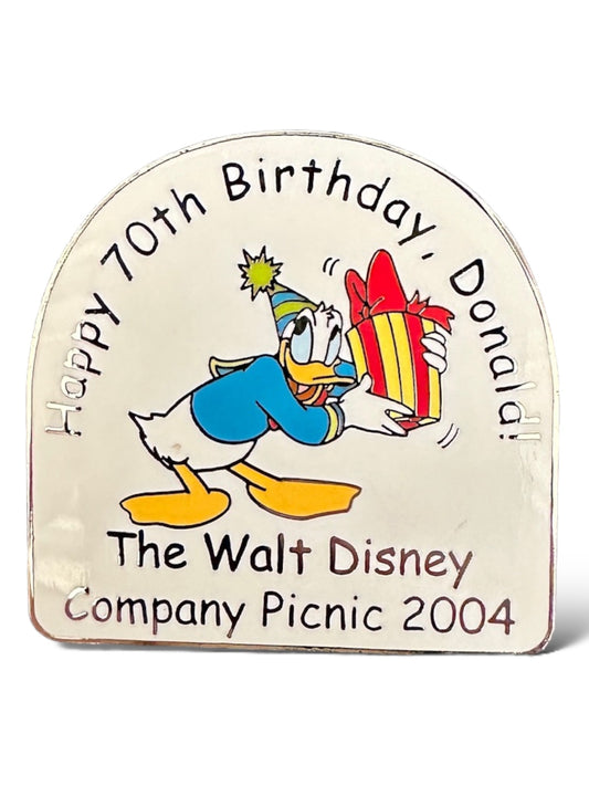 DEC 70th Birthday Donald Walt Disney Company Picnic 2004 Pin