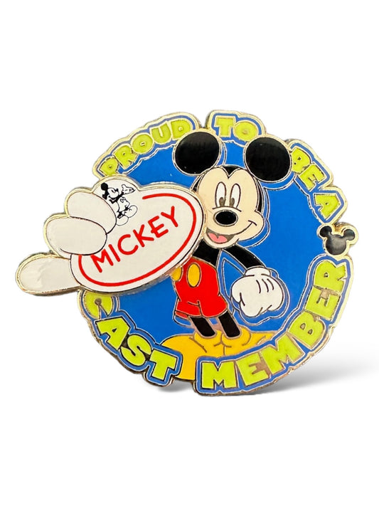 DEC Cast Creat-a-Pin Proud Cast Member Mickey Pin