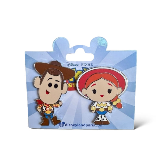 DLRP Chibi Toy Story Woody and Jessie 2 Pin Set