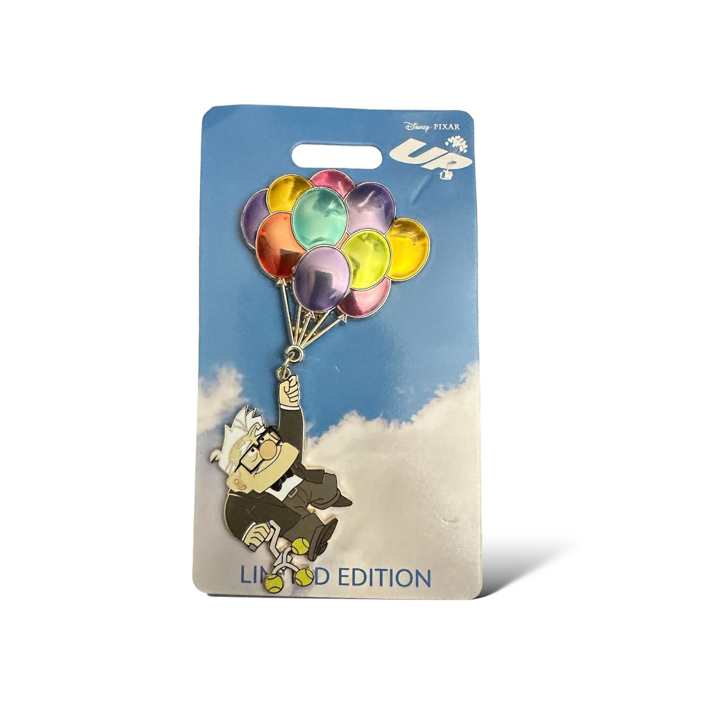 WDI Pixar's Up Balloon Dangle Carl Fredricksen Pin