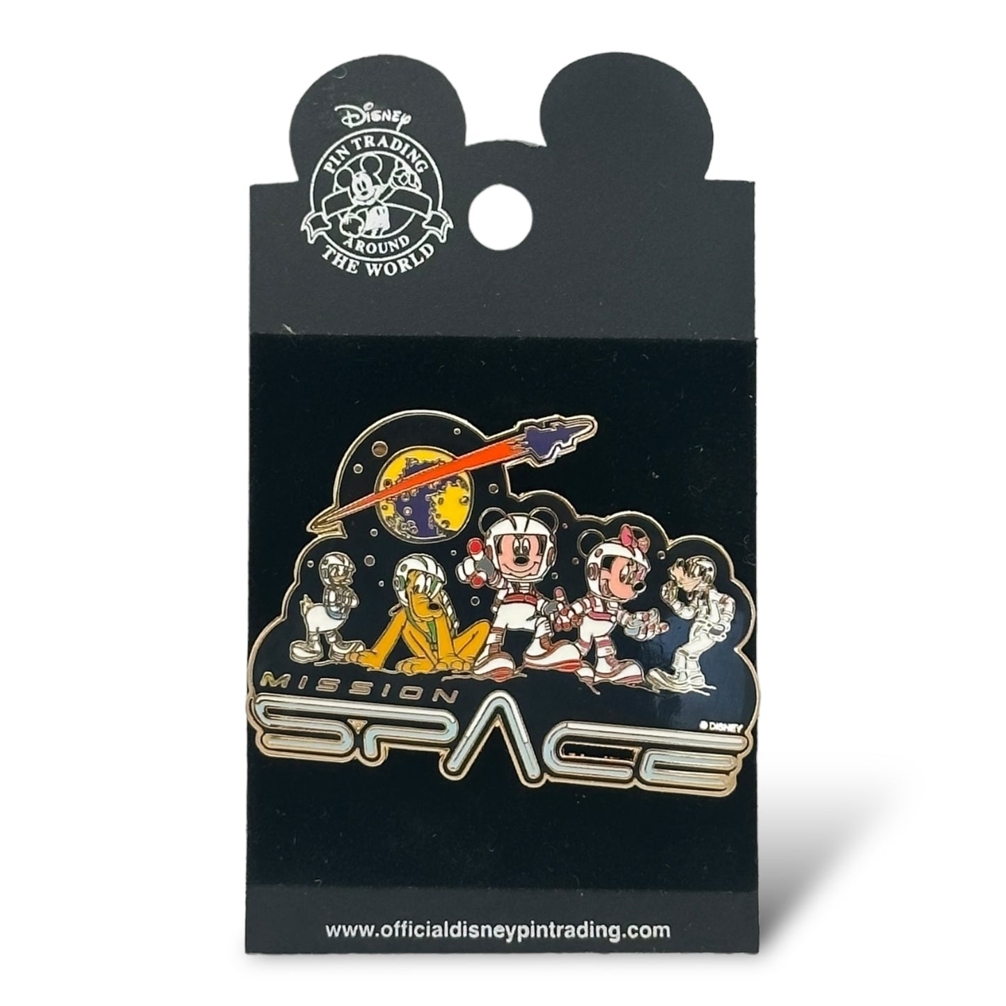 WDW Mission: Space Mickey, Minnie, Donald, Pluto & Goofy Pin