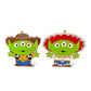 DLRP Little Green Aliens Remix Woody and Jessie 2 Pin Set