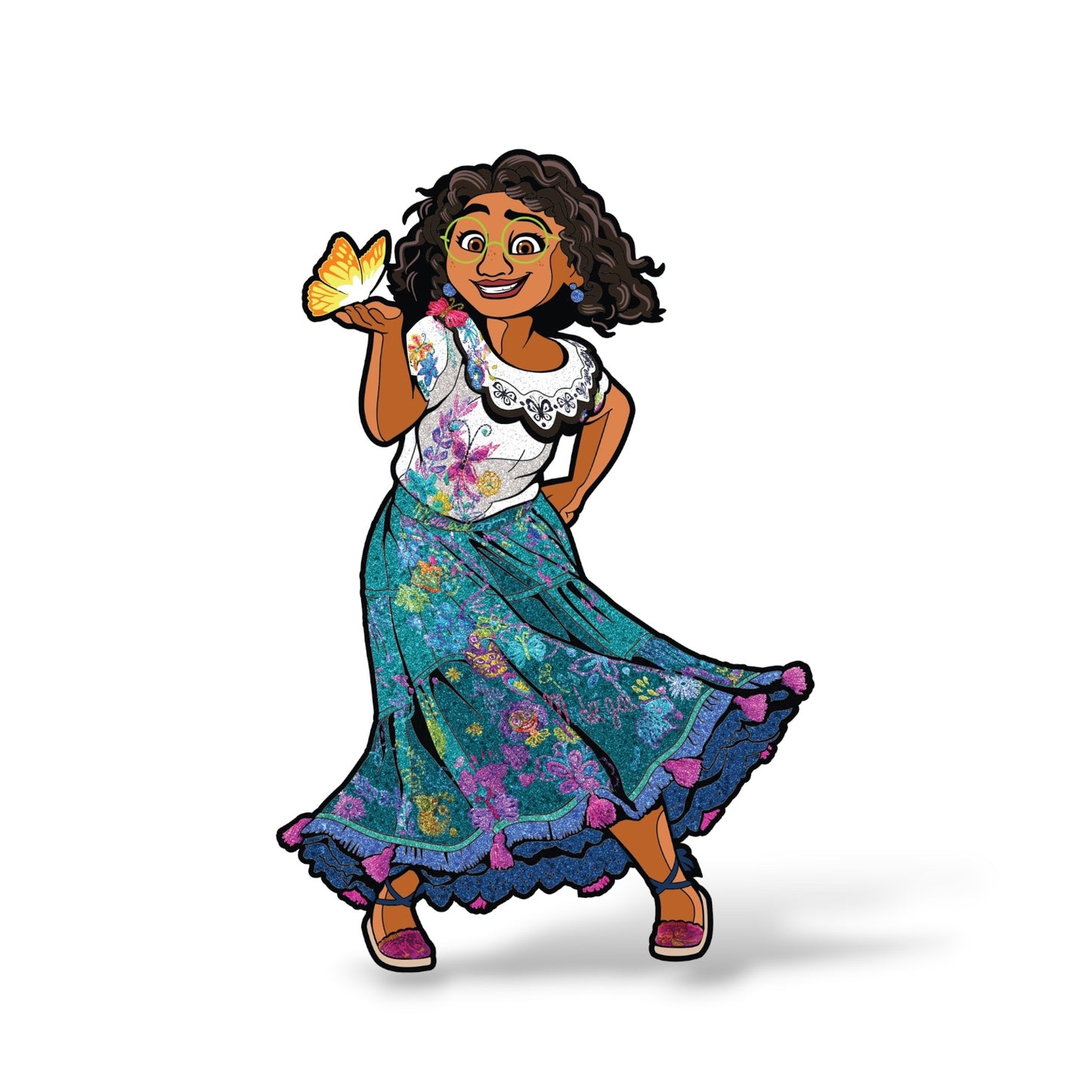 Encanto Glitter Mirabel FiGPiN Enamel Pin – FryGuy Pins Exclusive