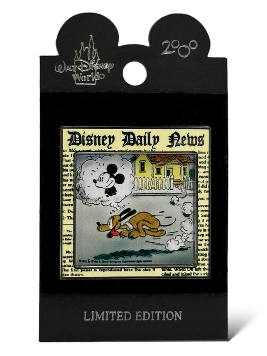 WDW Minnie & Mickey Disney Daily News Comic Strip #2 Pin