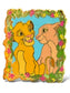 JDS Walt Disney 100th Year Kiss Simba and Nala Pin