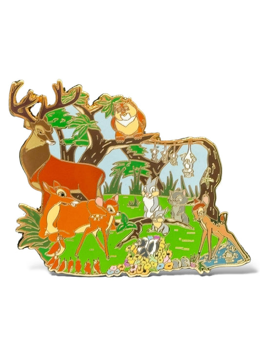 Disney Auctions Bambi Cast Jumbo Pin