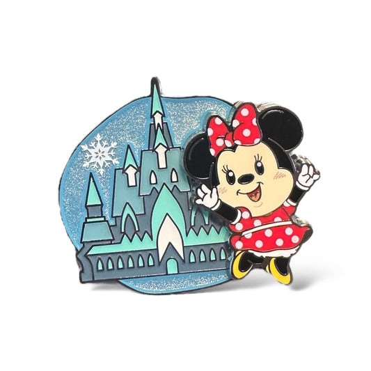 HKDL Cutie Attractions Minnie Arendale Castle Pin