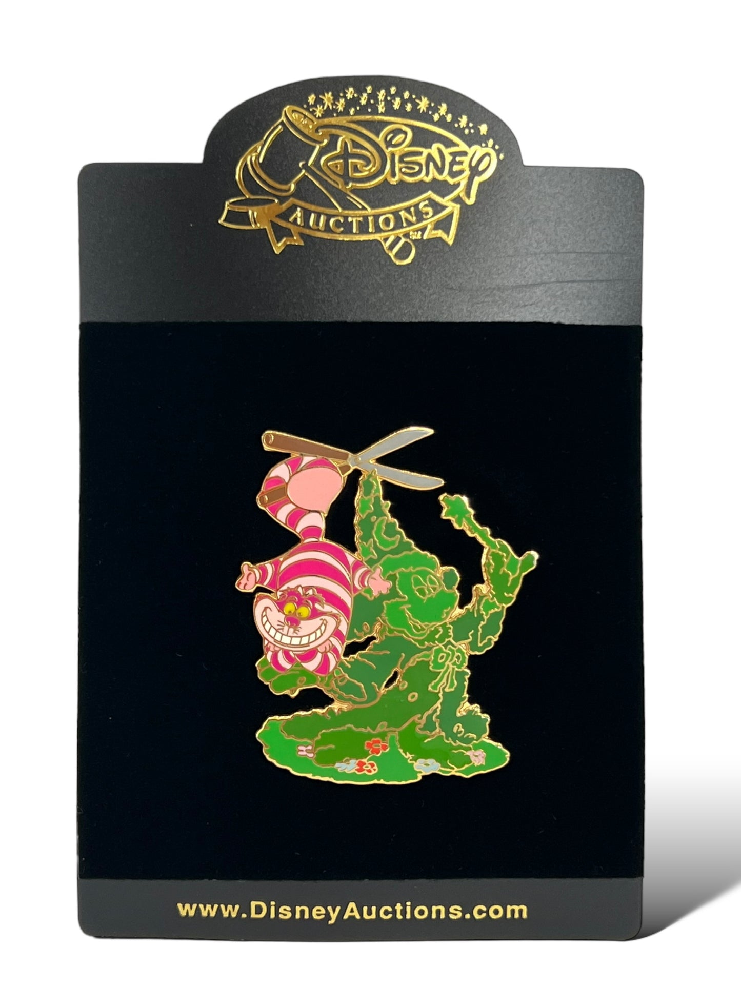 Disney Auctions Cheshire Topiary Sorcerer Mickey Pin