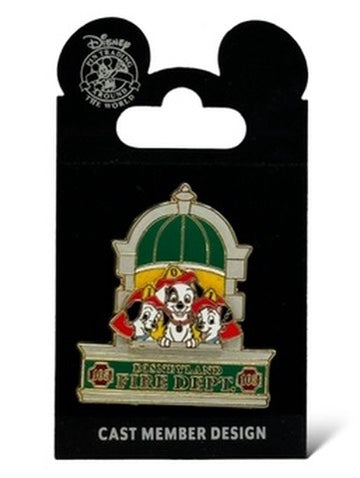DEC Dalmatians in Walt's Apartment Window Pin