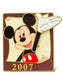 JDS Mickey Mouse Chronicle Mickey Waving Slider Pin