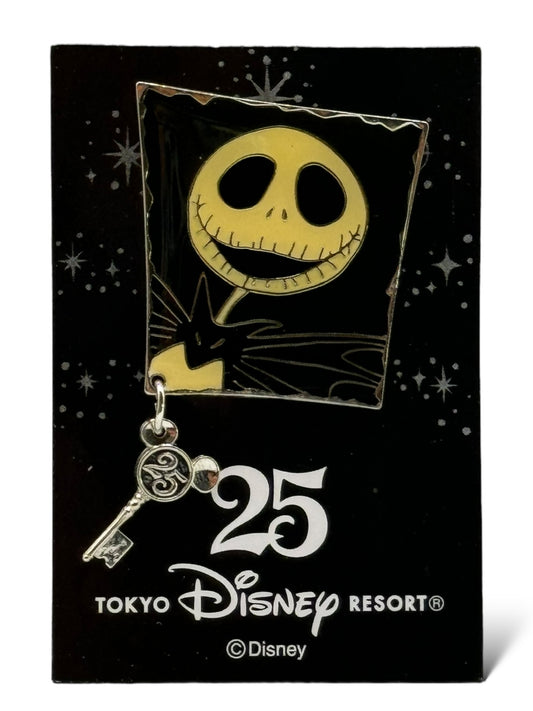 TDR 25th Anniversary Character Sketch Jack Skellington Dangle Pin