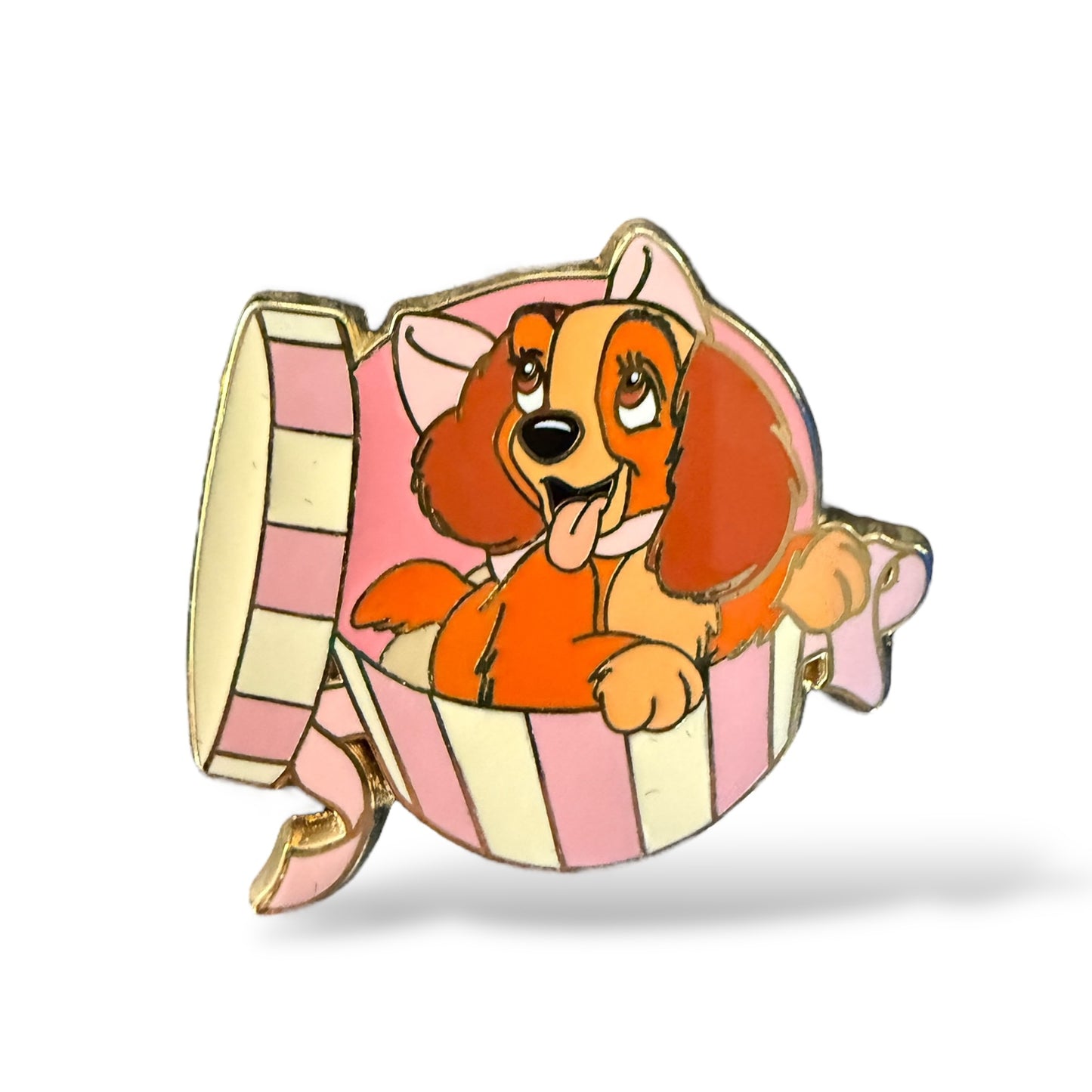 DLRP Baby Lady In A Hat Box Pin