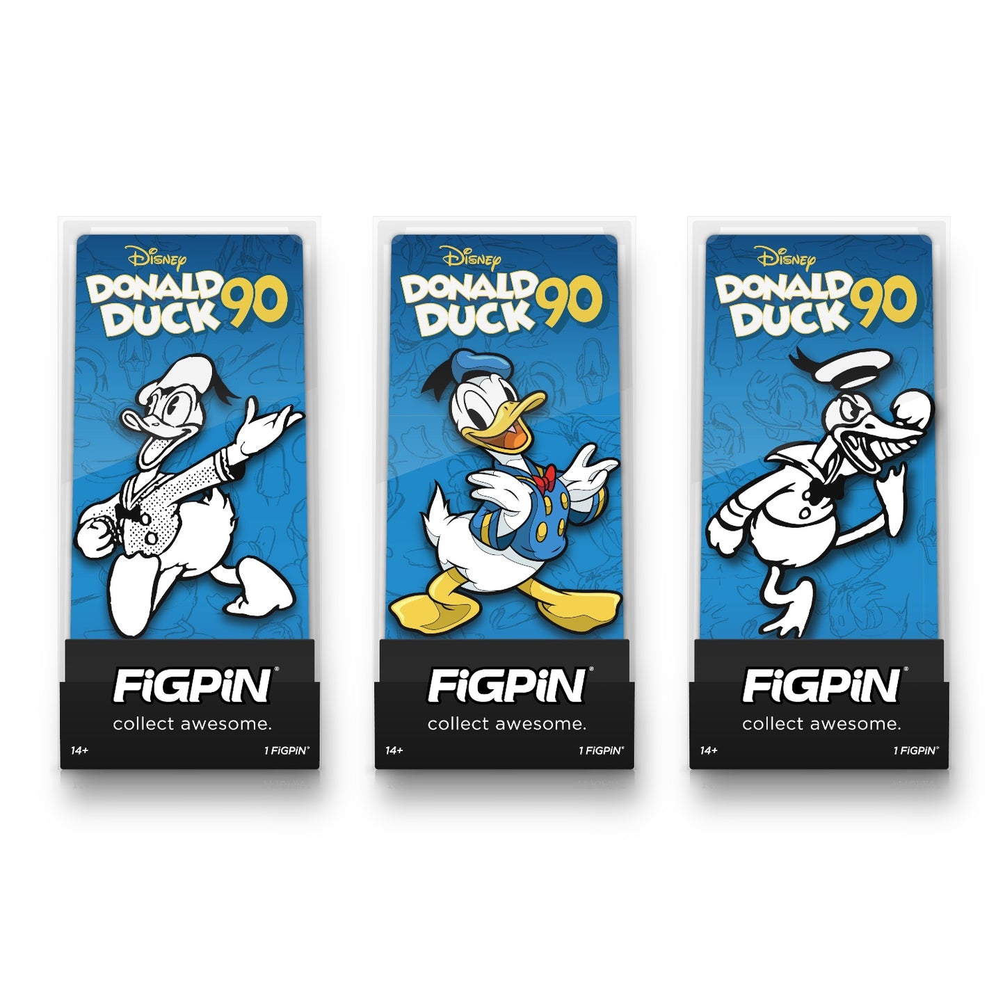 Donald Duck 90th Anniversary FiGPiN Box Set