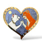 WDI Valentine Jeweled Heart Duchess and Thomas O'Malley Pin