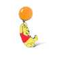 DLRP Character Balloons Pooh Orange Balloon Pin