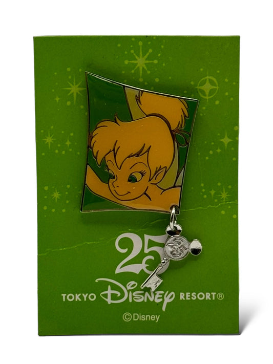 TDR 25th Anniversary Character Sketch Tinker Bell Dangle Pin