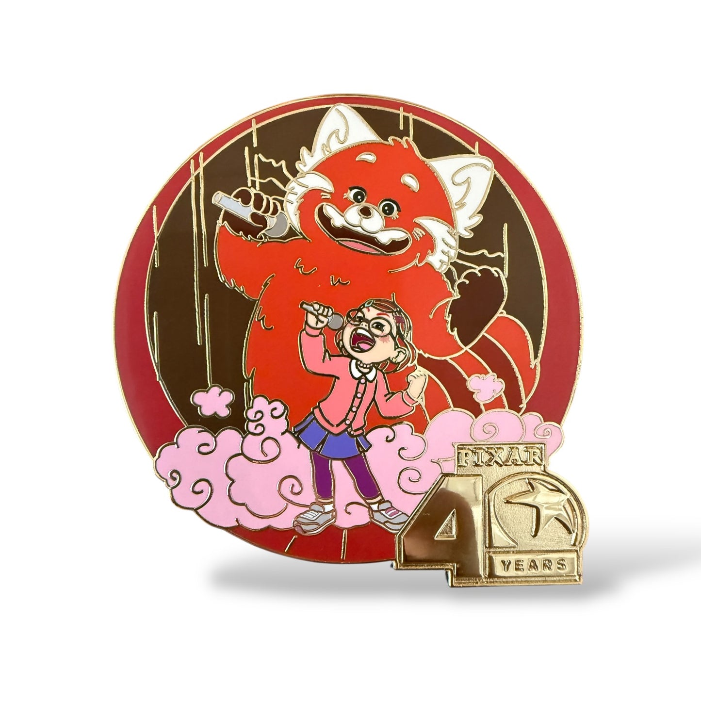 D23 Pixar 40th Anniversary Turning Red Pin