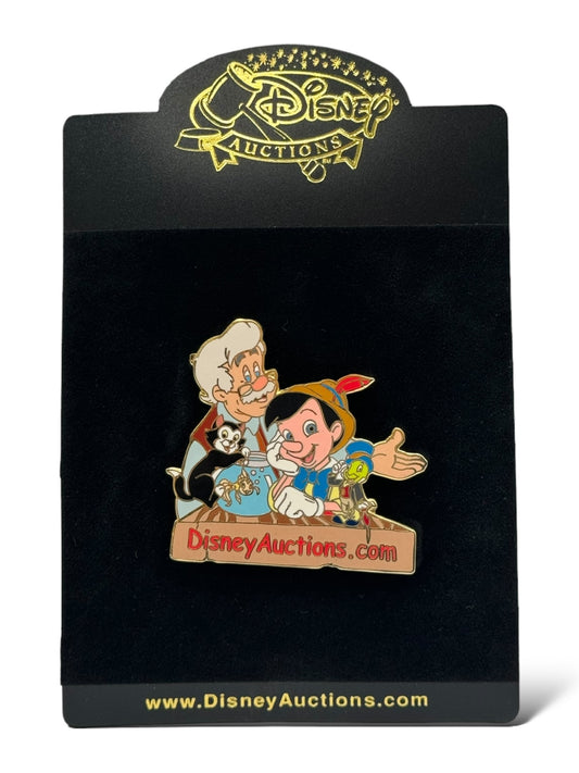 Artist Proof Disney Auctions Gift with Purchase Pinocchio Family 3 Pin Set