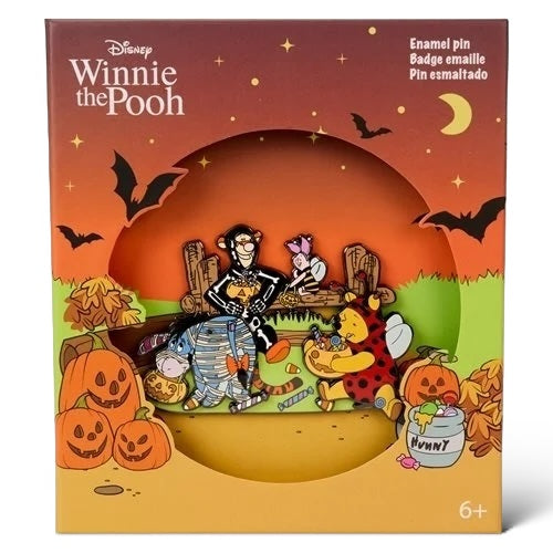 Winnie The Pooh Trick or Treat Jumbo Pin