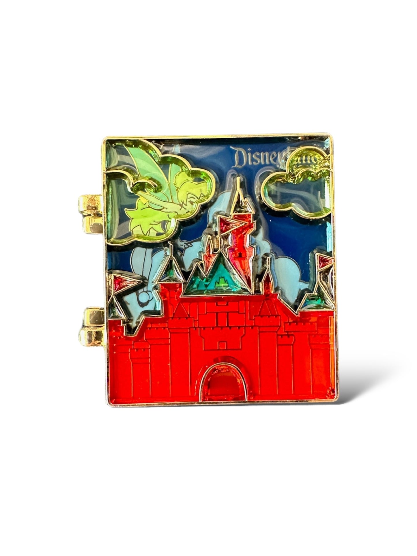 DEC Disneyland Cast Exclusive Stain Glass Attractions Sleeping Beauty Castle Pin