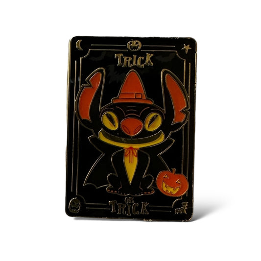 HKDL Halloween Trick or Trick Stitch Mystery Vampire Stitch Pin