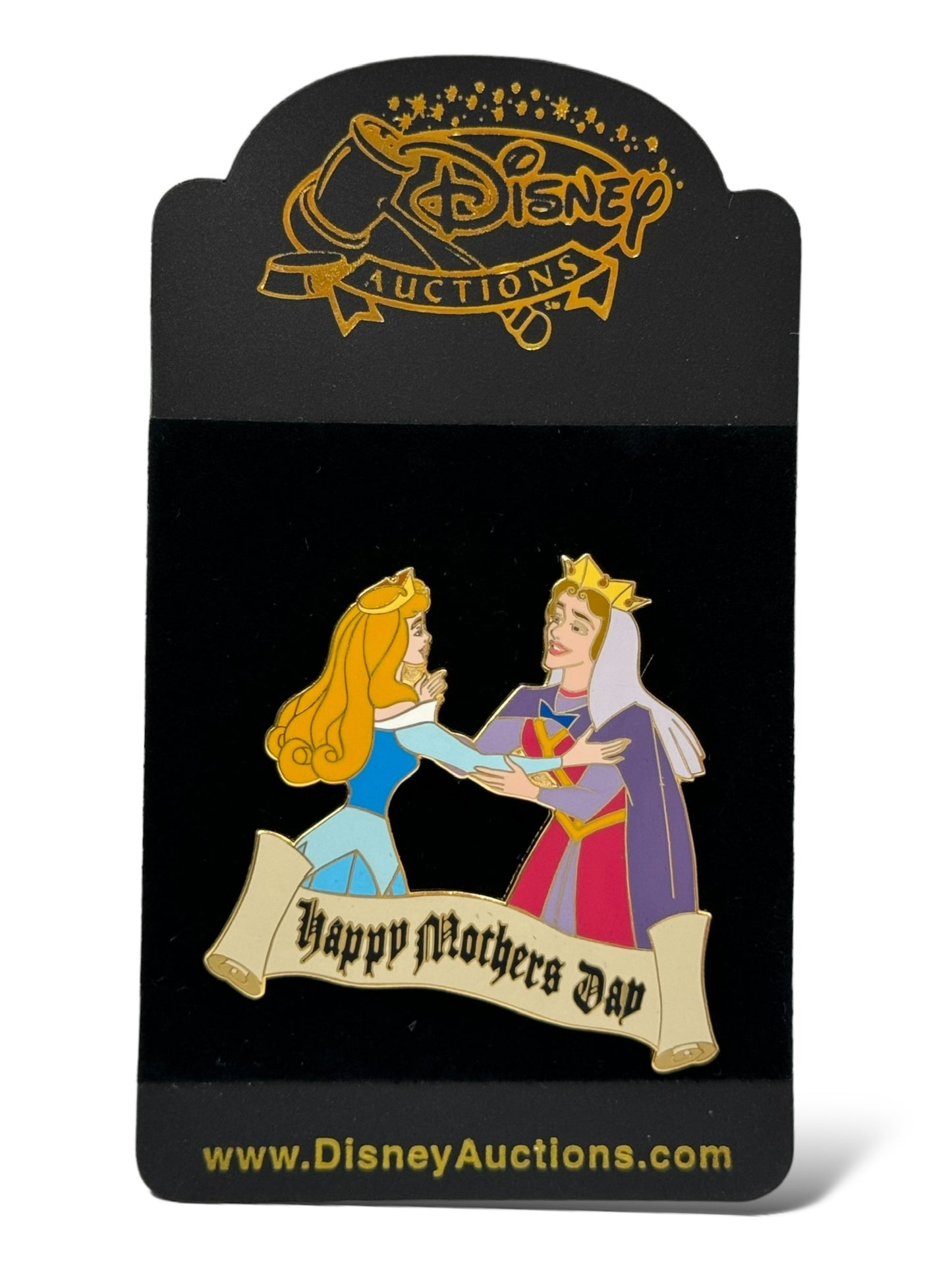 Disney Auctions Happy Mother's Day Aurora and Queen Leah Pin