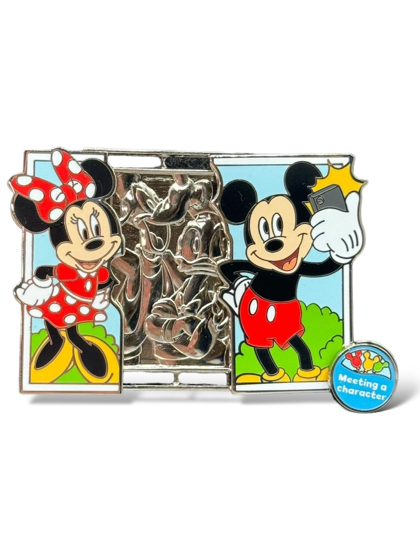 WDW Magic Hap-Pins Magical Experience Meeting a Character Mickey and Minnie Pin