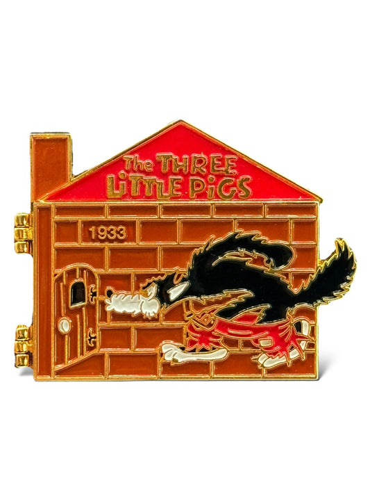 JDS History of Art The Three Little Pigs Hinged Pin