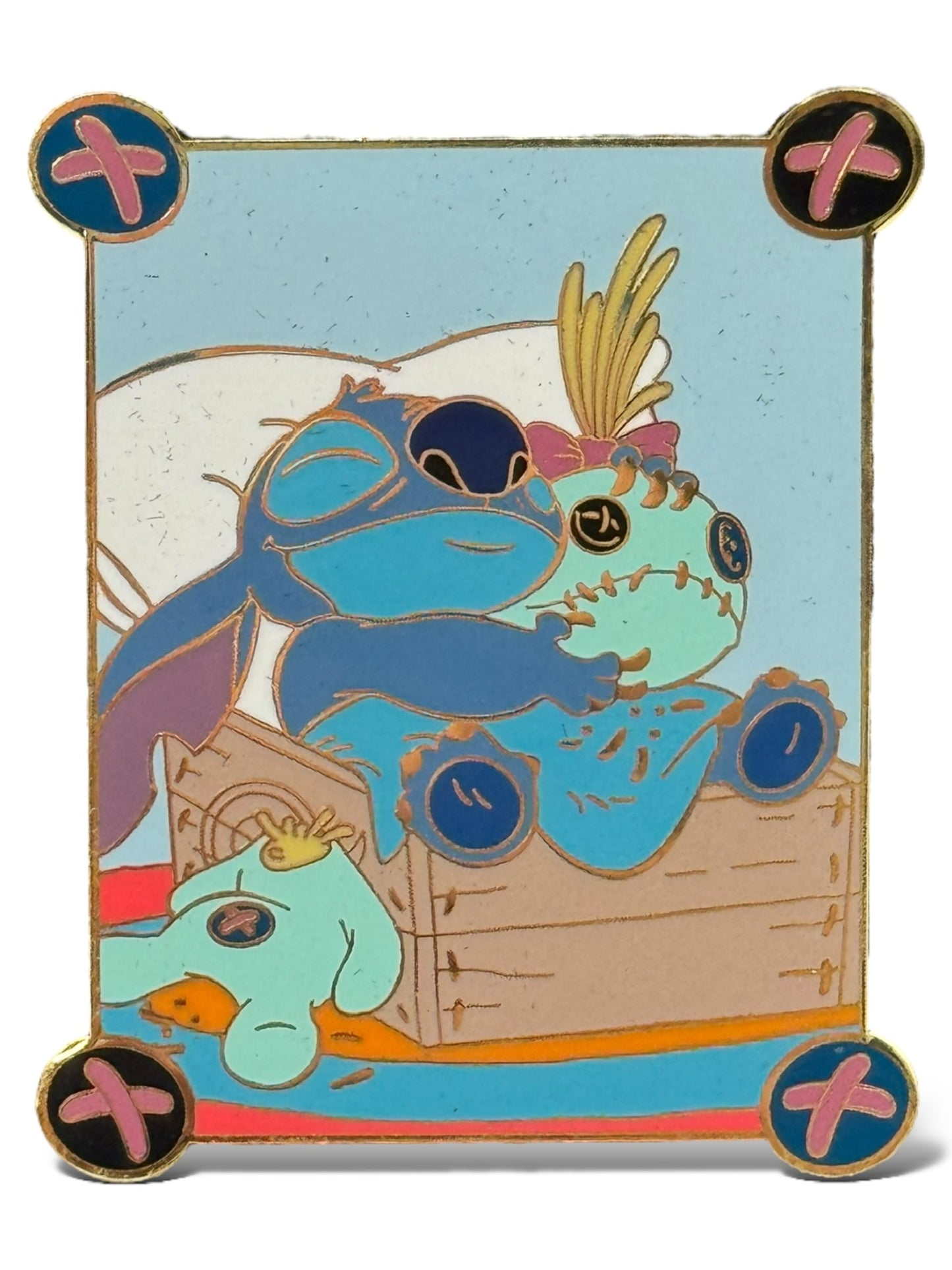 JDS Sleeping Stitch and Scrump Pin