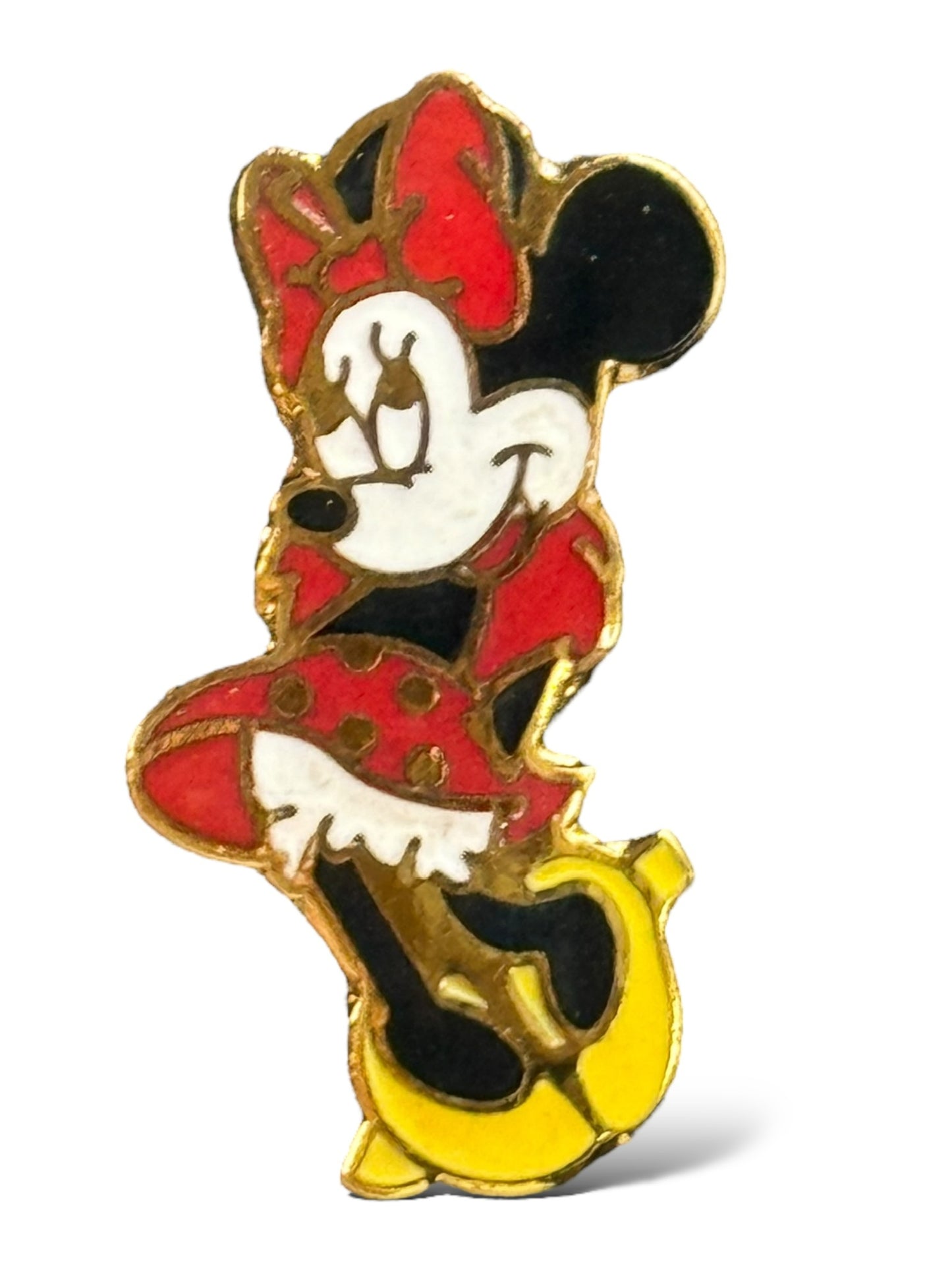 Vintage Mickey and Minnie Pin Display