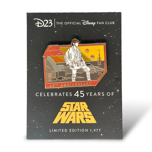 D23 Star Wars A New Hope 45th Anniversary Luke Skywalker on Tatooine Pin