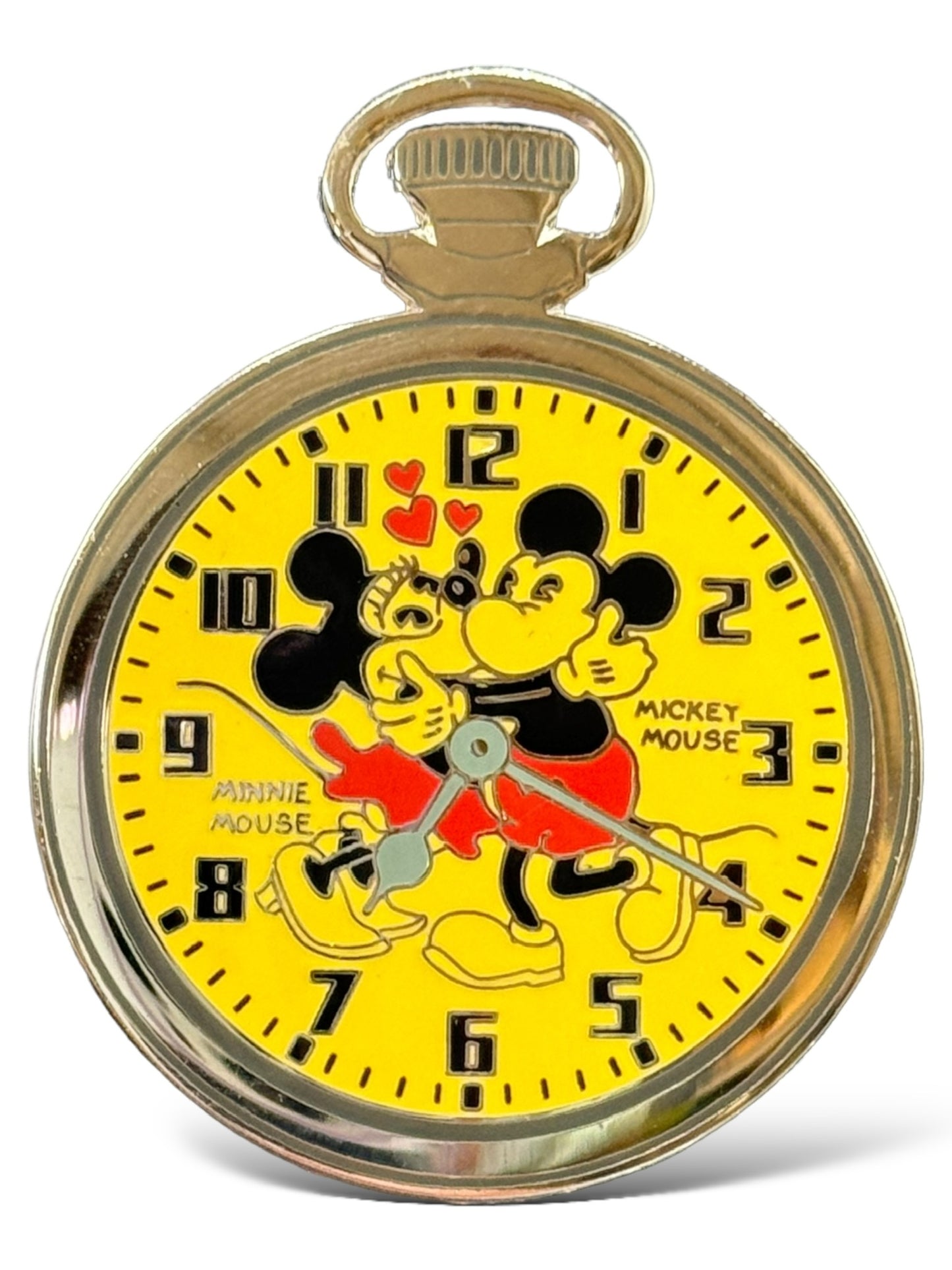 Disney Auctions Watch Mickey and Minnie Pocket Watch Pin