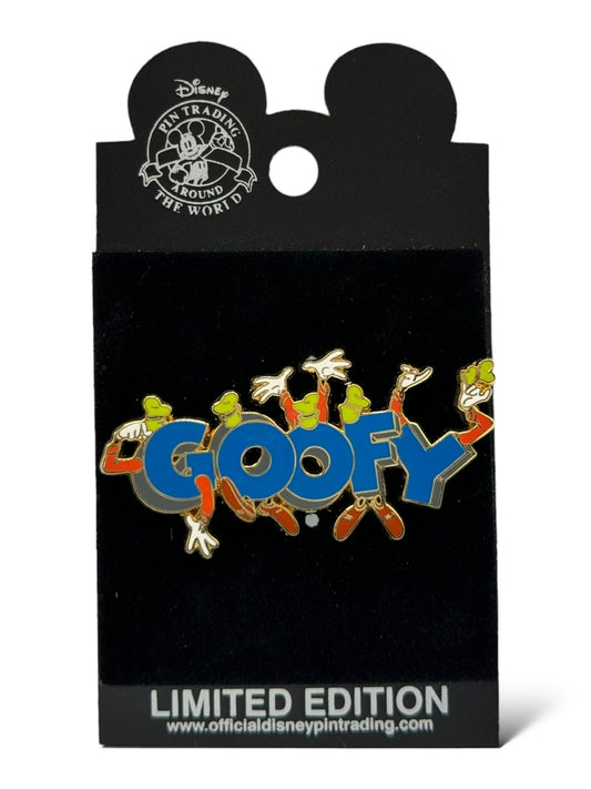 Disney Shopping Character Names Goofy Pin