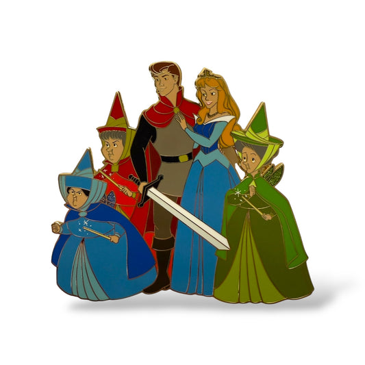 WDI Disney Squad Goals Blue Dress Sleeping Beauty Pin