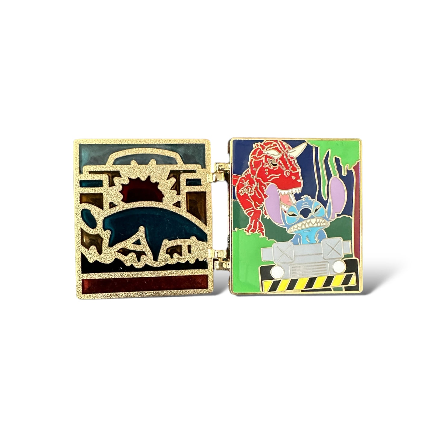 DEC Walt Disney World Cast Exclusive Stain Glass Attractions Dinosaur Pin