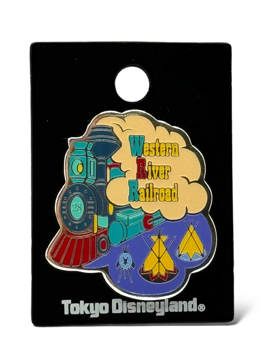 TDR Cutie Attractions Western River Railroad Pin