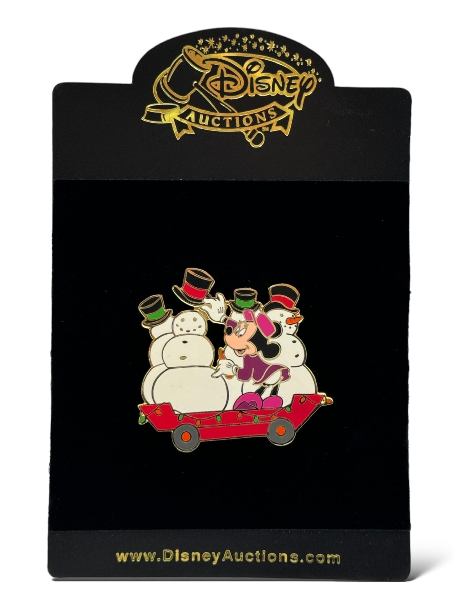 Disney Auctions Mickey and Friends Christmas Train Minnie Pin