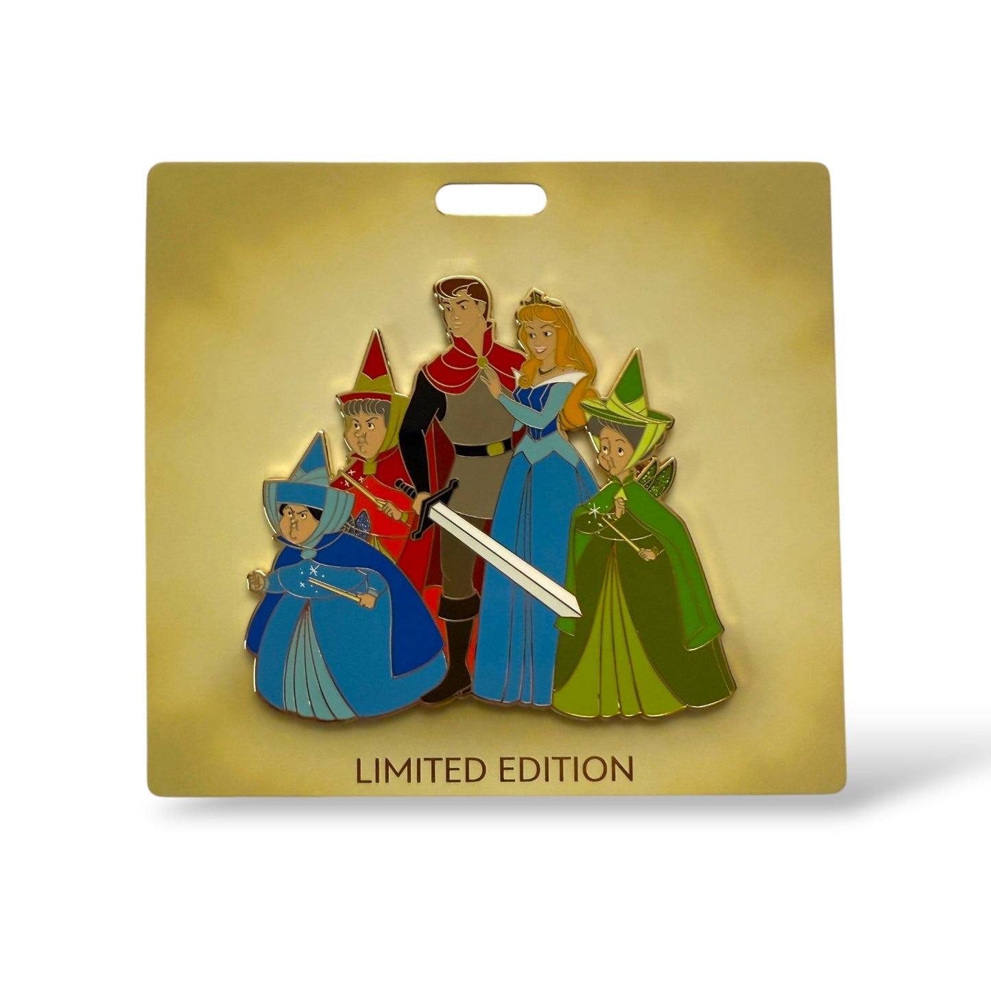 WDI Disney Squad Goals Blue Dress Sleeping Beauty Pin