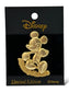 JDS 100 Relief Gold Tone Mickey Mouse Pin
