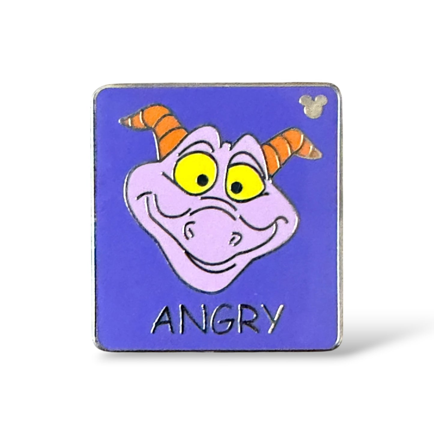 Cast Lanyard Figment Emotions Angry Hidden Mickey Pin