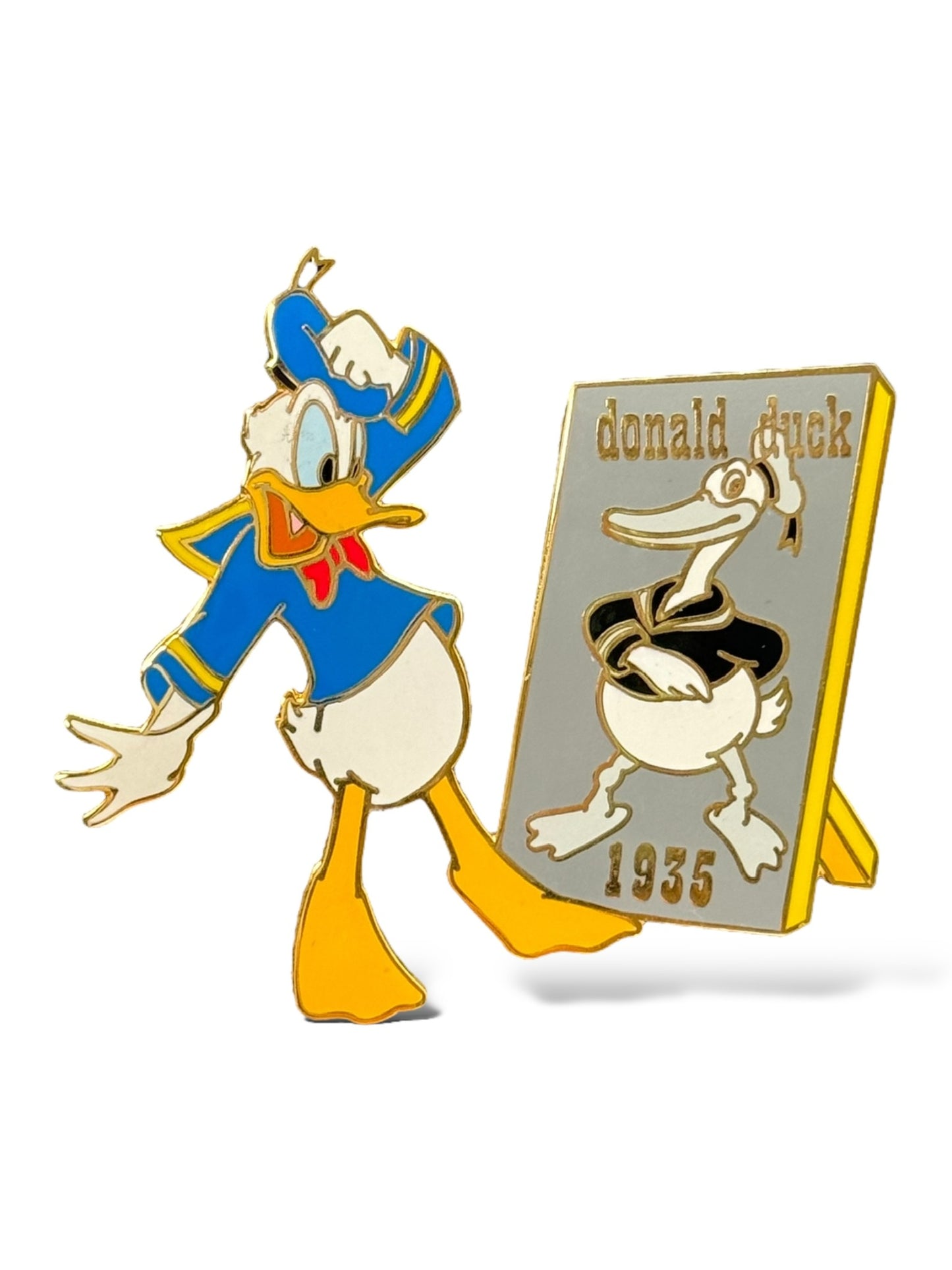 Disney Auctions Donald with 1935 Poster Pin