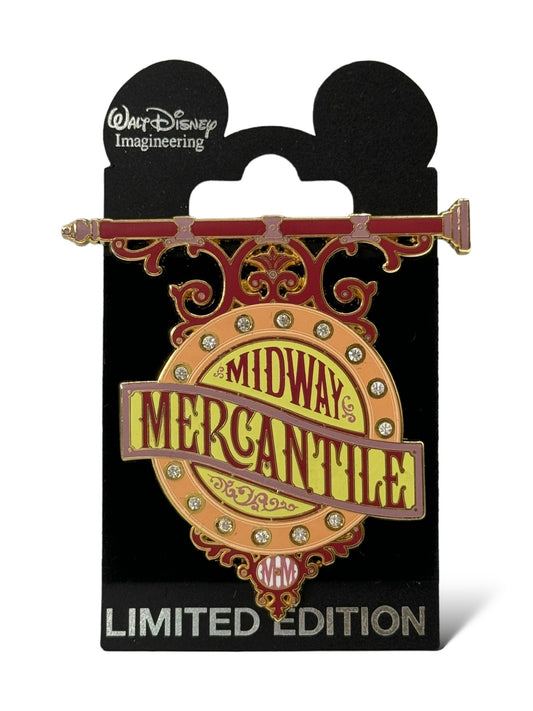 WDI Midway Mercantile Sign Pin