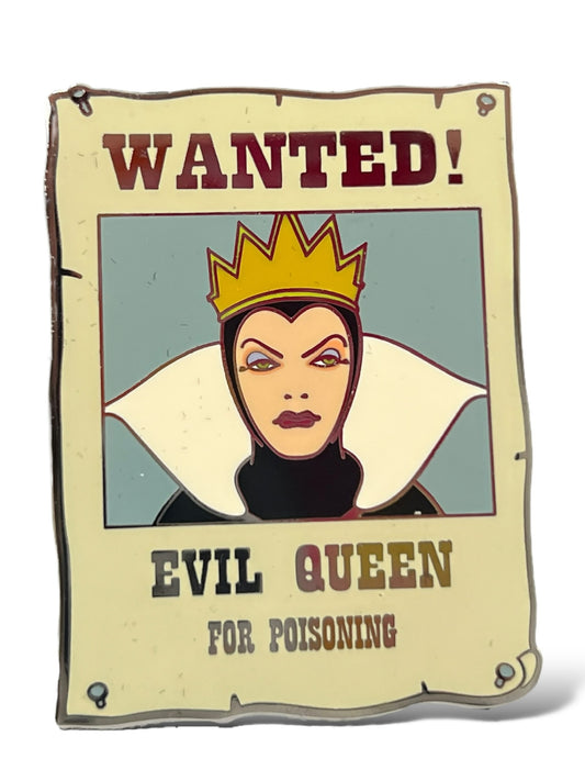 Disney Shopping Wanted! Poster Evil Queen Pin