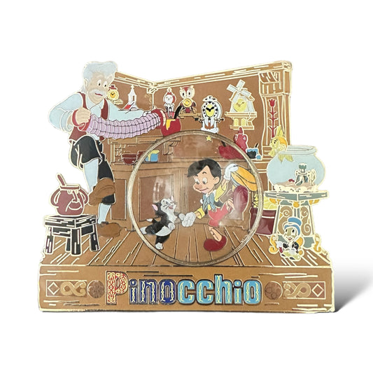 DEC Snow Globe Pinocchio Pin