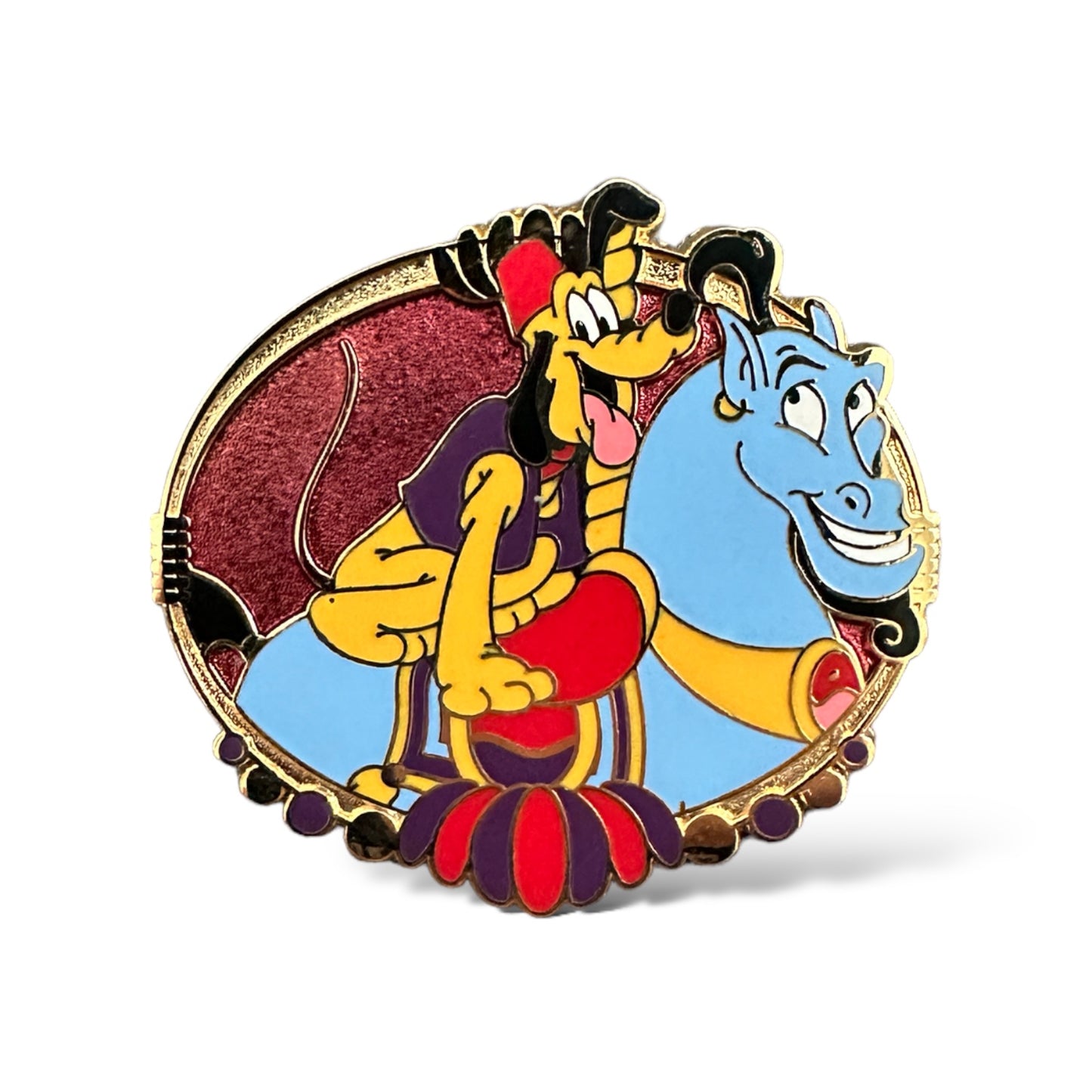 HKDL Disney Carousel Mystery Pluto as Aladdin Pin